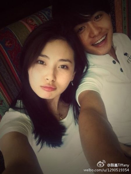 路晨有老公吗 路晨和她老公的照片