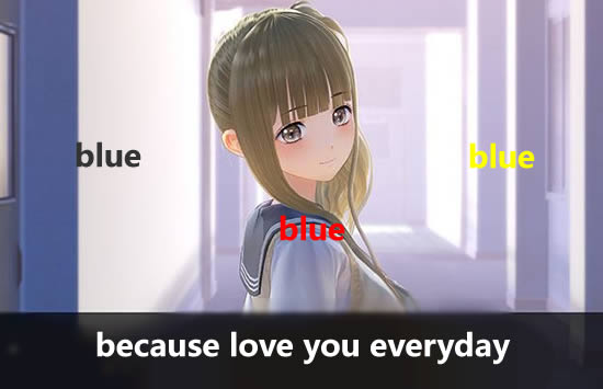 blue��ʲô��˼ �ŵ������е����⺬��