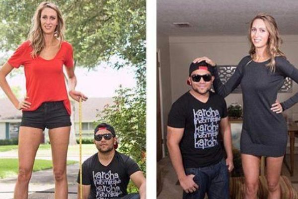 世界上腿最长的人是谁?腿有多长 从小利辛娜就有身高优势