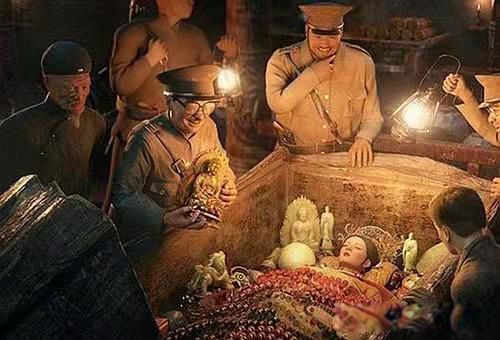 孙殿英盗墓时为何扒掉慈禧太后的裤子 一是求财二是泄愤