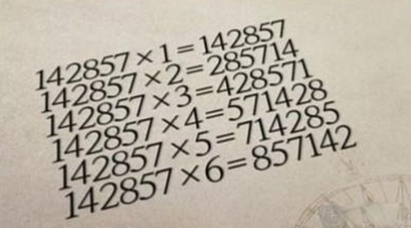 ��������η���142857 ��������������142857�к�����