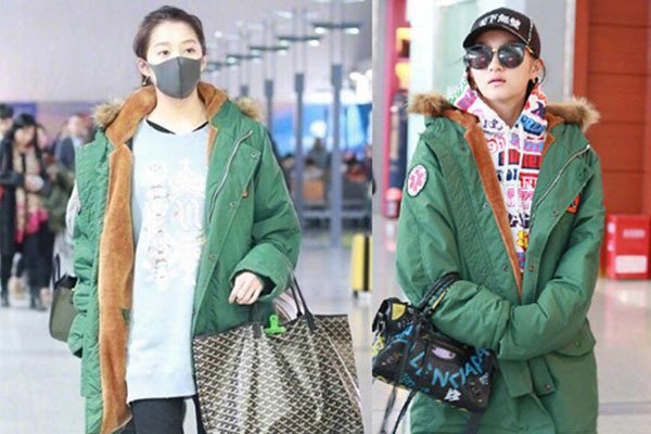 关晓彤怀身孕肚子疼快生了 身穿孕妇装:关晓彤20个月怀孕照片