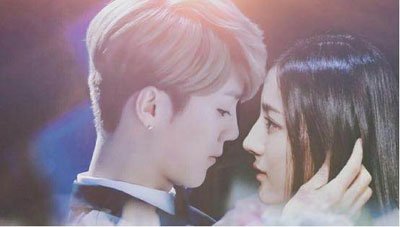 迪丽热巴被差差差了 撕名牌的时候胸被鹿晗强吻